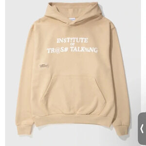 🧢✨Students‎ Golf Institute Tan Pullover Hoodie NWT Size M✨🧢